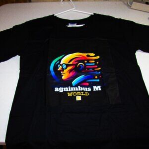 AGNIMBUS Unisex T-Shirt Black logo Graphic tee